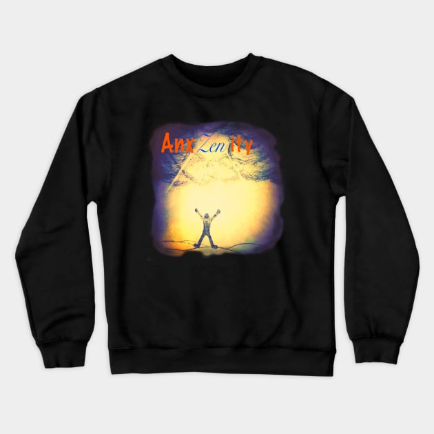 Break in the Storm Crewneck Sweatshirt by AnxZenity_Podcast